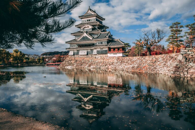 river japan temple